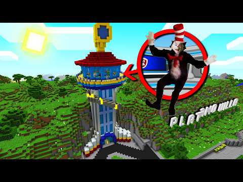 APARECE CAT IN THE HAT EN LA CASA DE LA PAW PATROL EN MINECRAFT 😱
