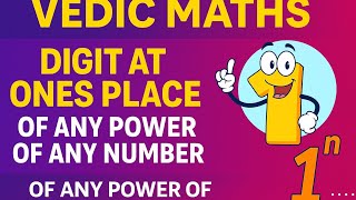Digit at Ones Place of Any Power | Vedic Maths Shortcut | Fast Mental Calculation (part 3) screenshot 4