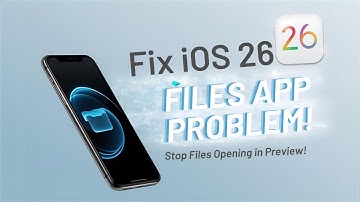 Fix iPhone Files Opening in Preview App After iOS 26 Update! 📂