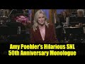 Amy Poehler's Hilarious SNL 50th Anniversary Monologue | Full Frontal Jokes & AI Actress Digs
