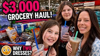 I Had to Buy TWO Formal Dresses… But My Husband Won’t Tell Me Why! 😳 | $3,000 Grocery Haul