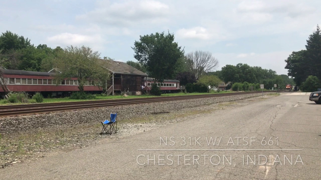 ATSF 661 West | Chesterton, IN | 07/26/2017 - YouTube