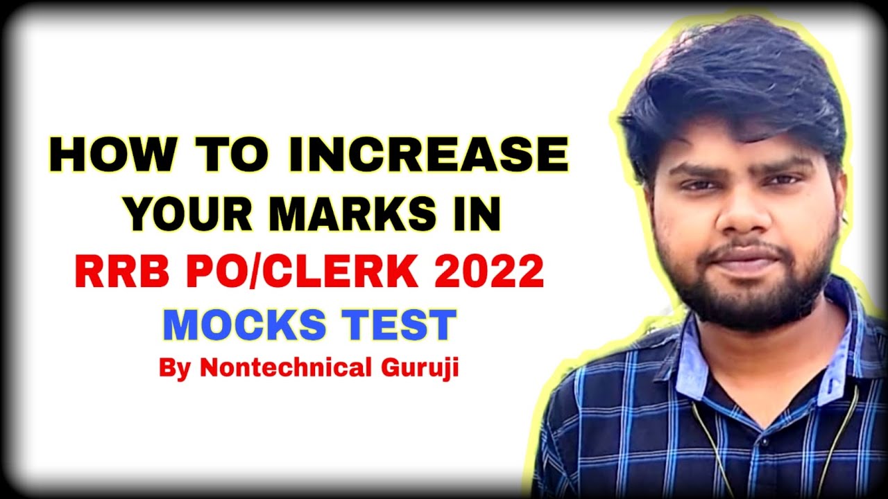 How to Increase Marks in RRB PO Mock Test | How to Increase Score in ...