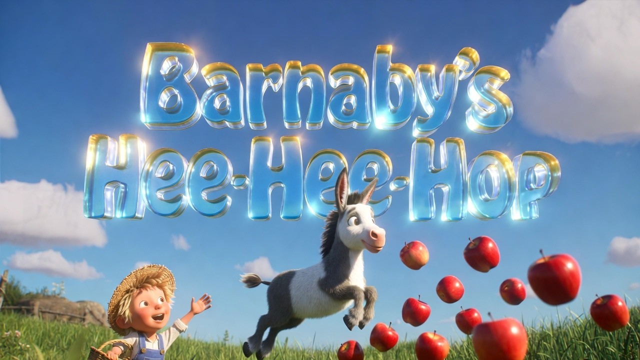 Barnaby the Mad Donkey Picture Book and Animated Audio Story for Kids