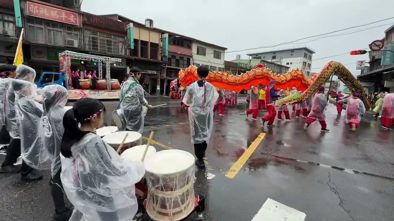 115年坪林區元宵節繞境活動坪林國小與坪林國中太鼓隊聯合演出