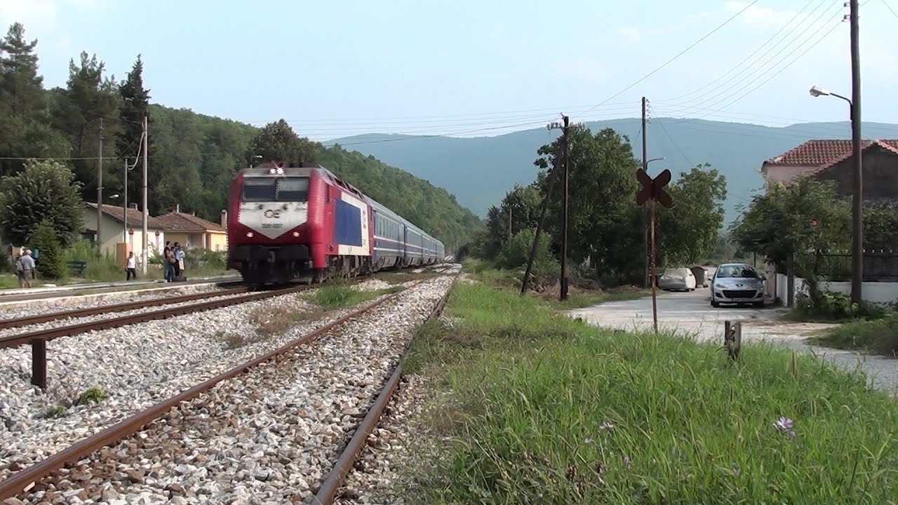 Trains in Thessaloniki-Alexandroupolis line, Northern Hellas.(31/07-02/08/2010)