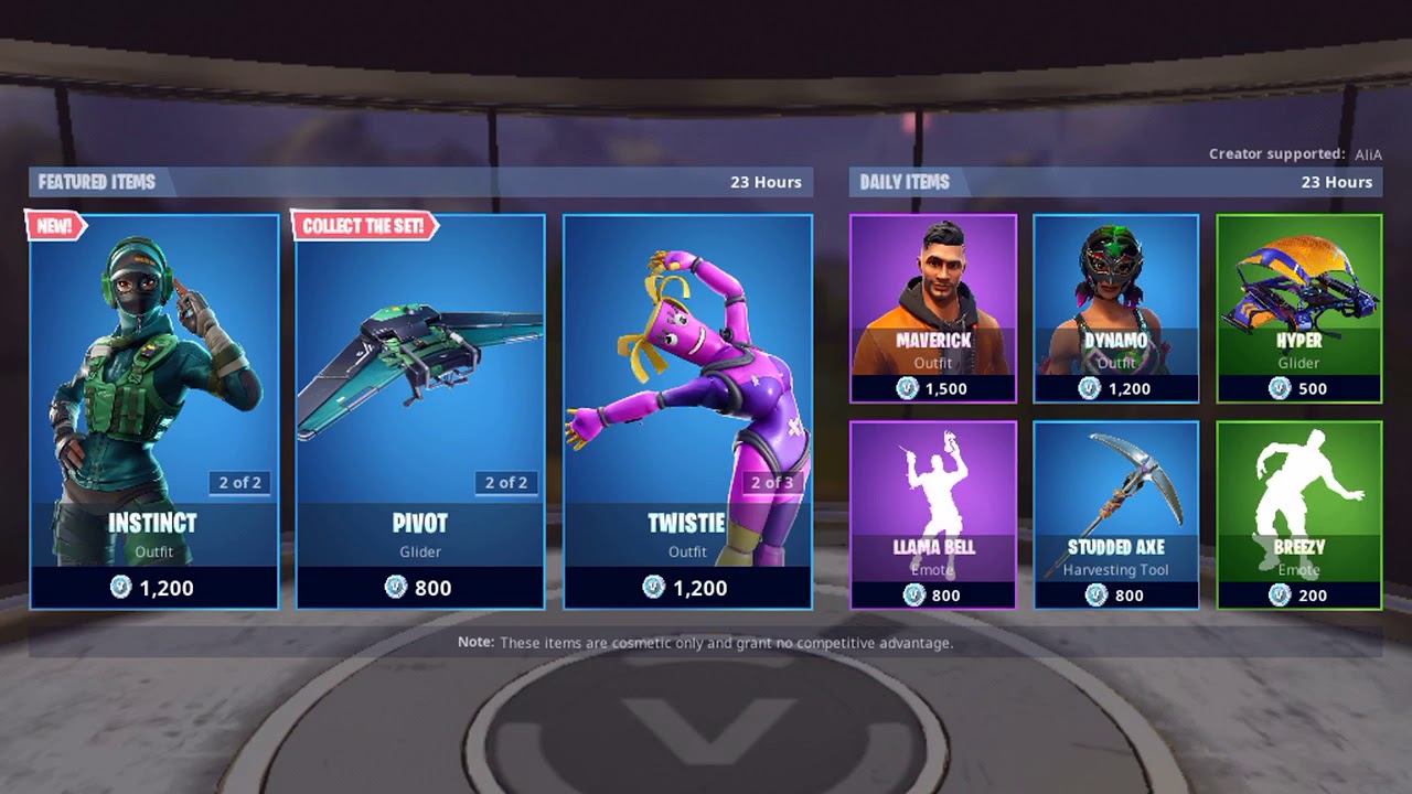 THE *REFLEX SKIN IS BACK* 2000Vbuck pack