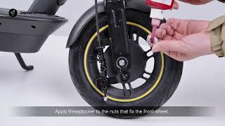 Segway MAX G2 Front Wheel Replace