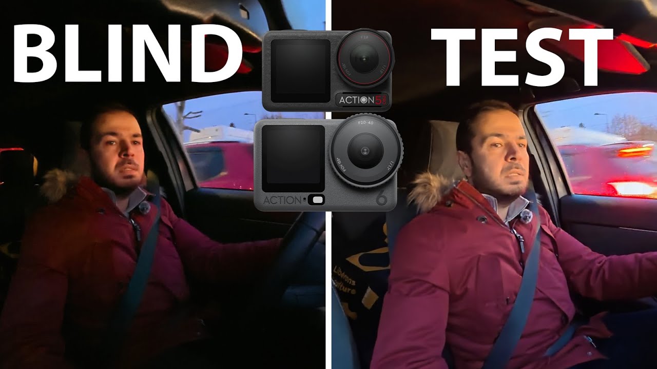 DJI Osmo Action 5 pro против DJI Osmo Action 6 — сравнение при слабом освещении