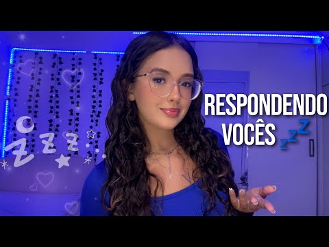 ASMR - SUSSURRANDO ATÉ VOCÊ DORMIR 💤 | respondendo vocês (parte 1)