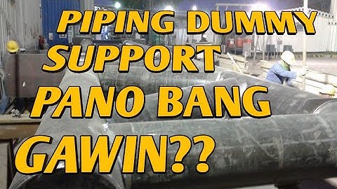 Dhodz TV Piping  dummy support