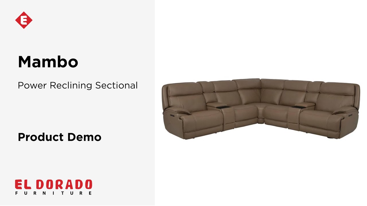 El Dorado Furniture | Mambo Power Reclining Sectional | Product