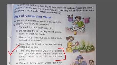 Dav Class -4 Ch-8 Water Scarcity and Conservation of Water ( Reading and Explanation) Part-2