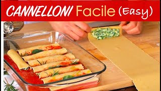 How to make CANNELLONI from HOMEMADE Pasta Dough (Spinach and Ricotta)