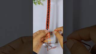 full tutorial👆 klik above, macrame beads bracelet tutorial #beadsbracelet #macramebracelet