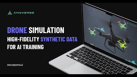 Anyverse Drone Simulation | High-Fidelity Synthetic Data for AI Training
