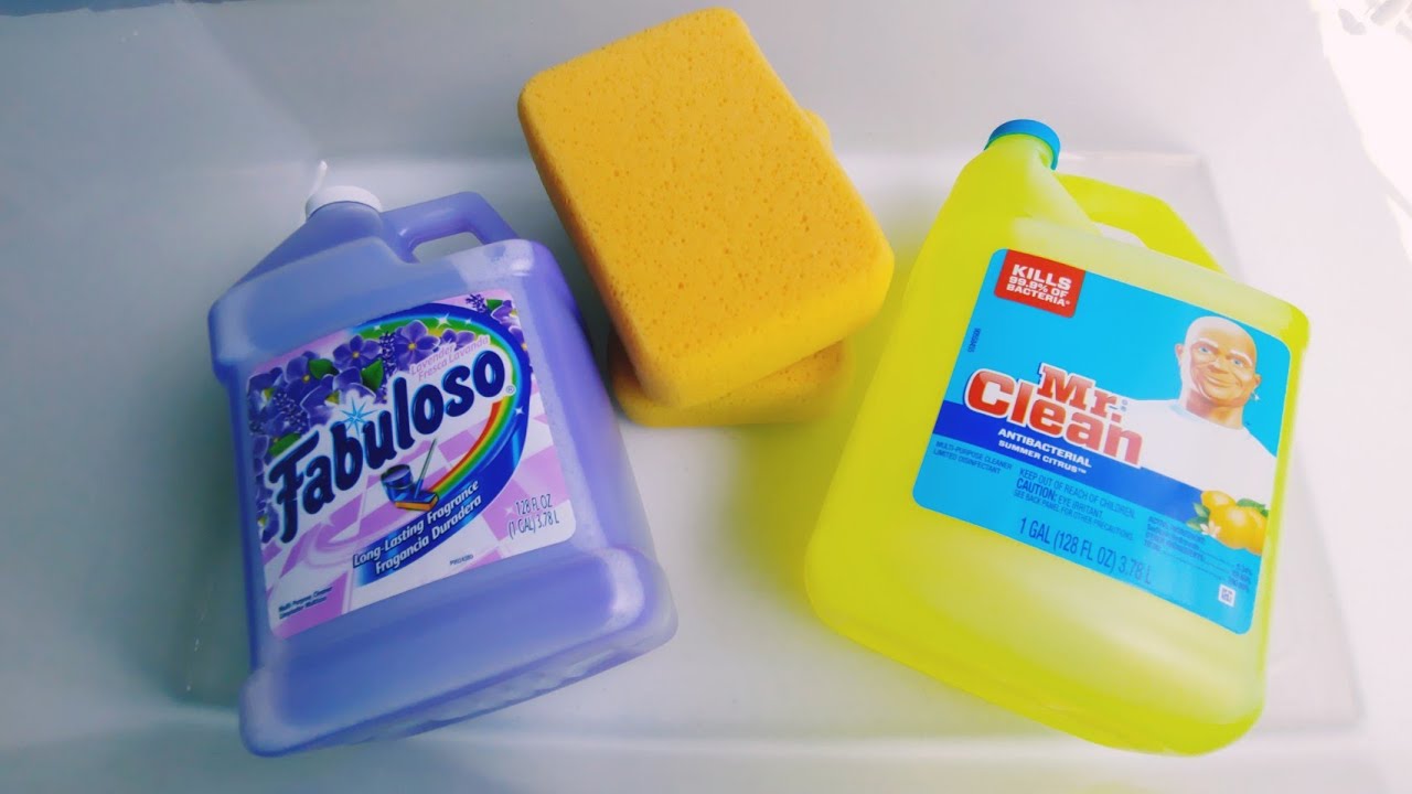 TWO JUGS Lavender FABULOSO+ Lemon MR.CLEAN -viewer request series-