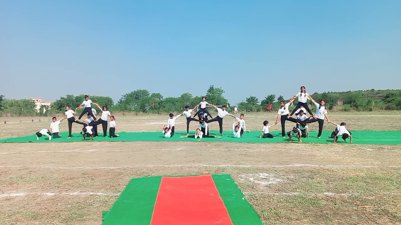 Yoga demonstration kv3 sagar 