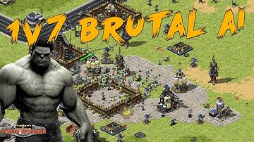 SUPERS ON! - 1v7 BRUTAL AI  ( Command & Conquer - Yuris Revenge )
