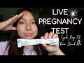 *LIVE PREGNANCY TEST* 7 DAYS LATE! | MISSED PERIOD | Baby #2 TTC JOURNEY