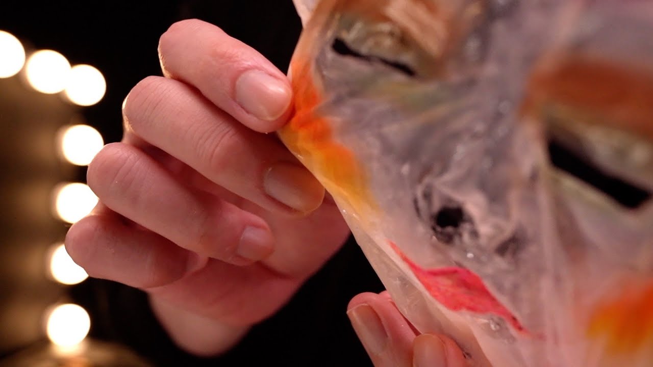 [ASMR]Макияж для стеклянной кожи в стиле Maison Margiela(Не разговаривать)