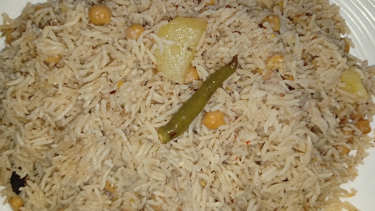 دیسی دسترخوان کا چولے پلاؤ |  Cholay ki  Pulao 