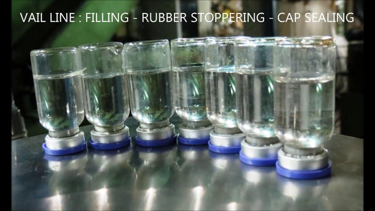 Liquid vial filling Stoppering Machine and vial cap sealing machine
