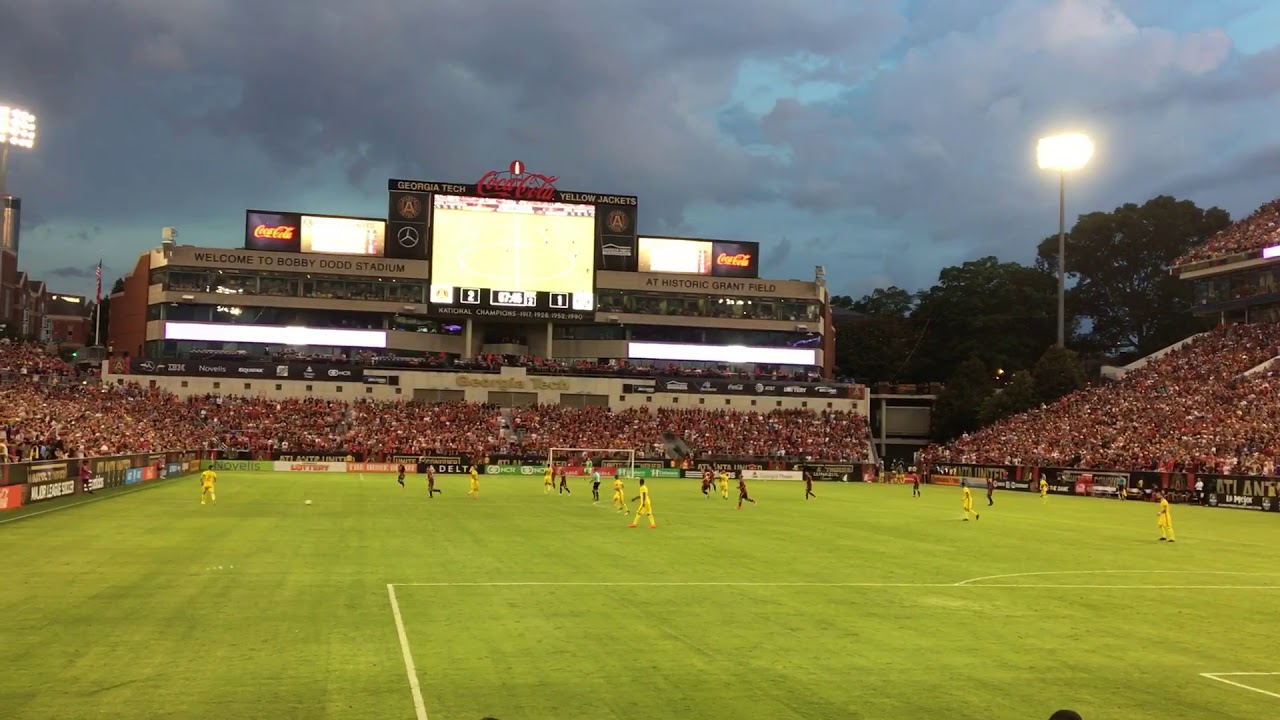 Atlanta United at Bobby Dodd Stadium - YouTube