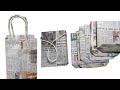 DIY : How to make a paper bag!waste news paper recycling | #Mybrainindia