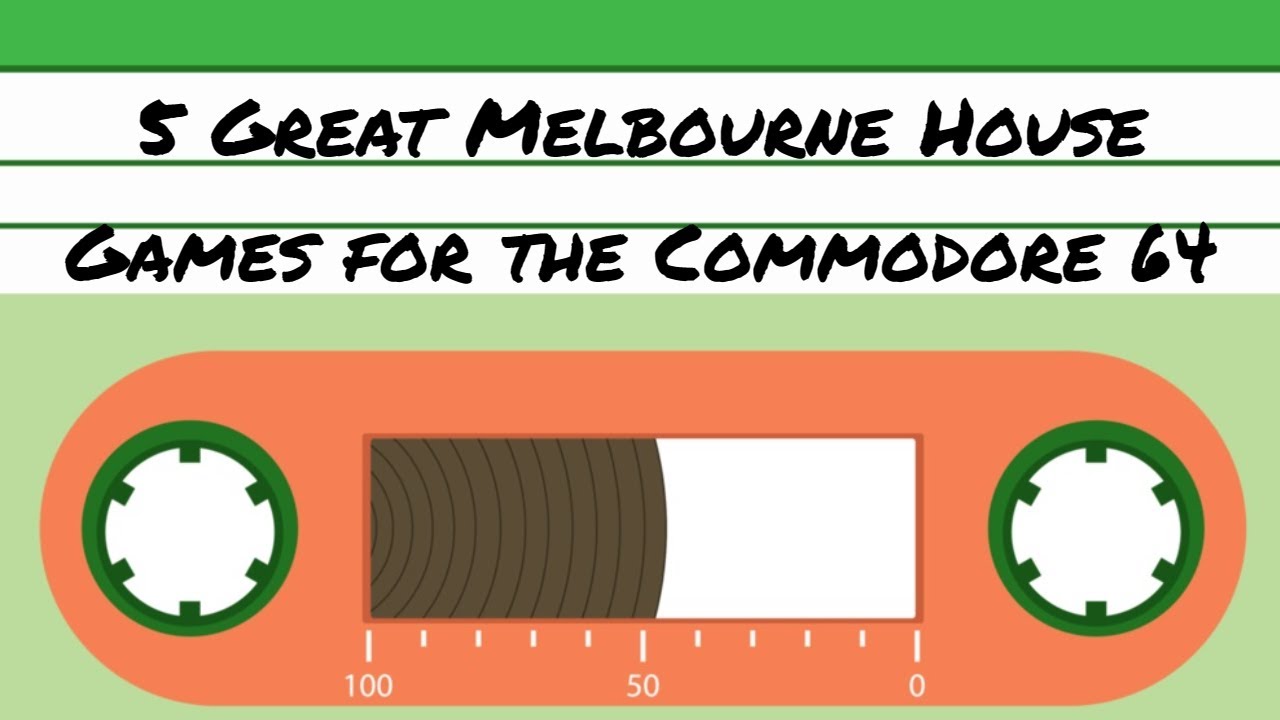 5 Great Melbourne House Games on the Commodore 64