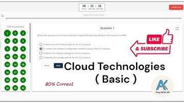 Cloud Technologies ( Basic ) | Infosys Springboard Answers