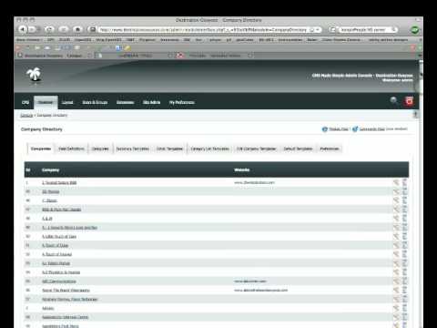 CMSMS: CompanyDirectory