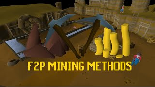 OSRS f2p best mining guide Fastest XP/Money and XP