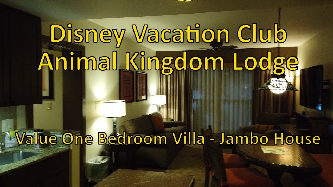 Disney S Animal Kingdom Lodge Jambo House Dvc Value 1 Bedroom Villa Walkthrough