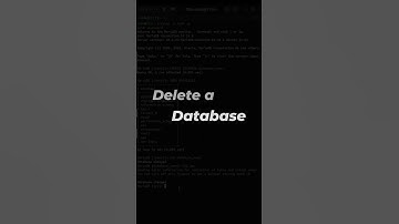 Managing MySQL Database - Login, Creation, Usage, and Deletion #database #mysql
