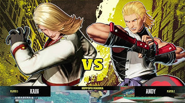 Fatal Fury: City of The Wolves Kain Vs. Andy CPU Gameplay