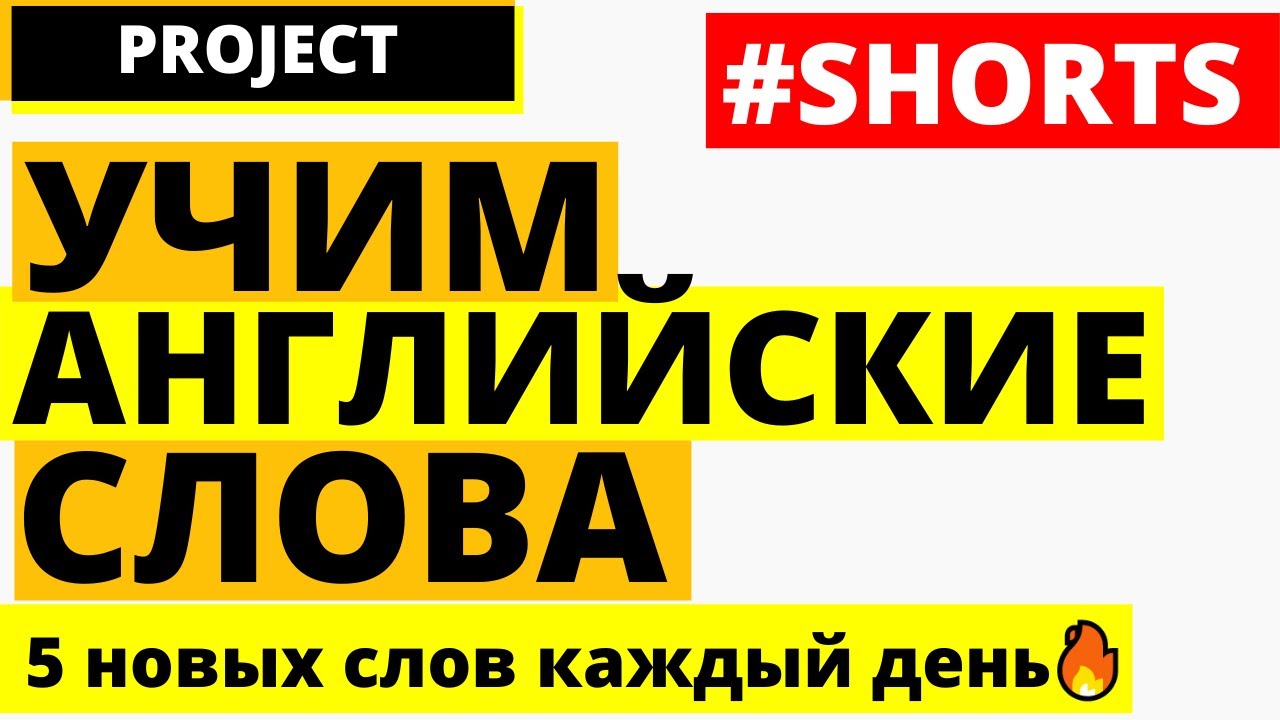 Учим английское слово project, предложения с project 