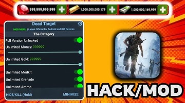 Dead Target MOD Menu 2025 – Unlimited Money, Gold & Ammo | ESP, Aimbot & No Reload Hack