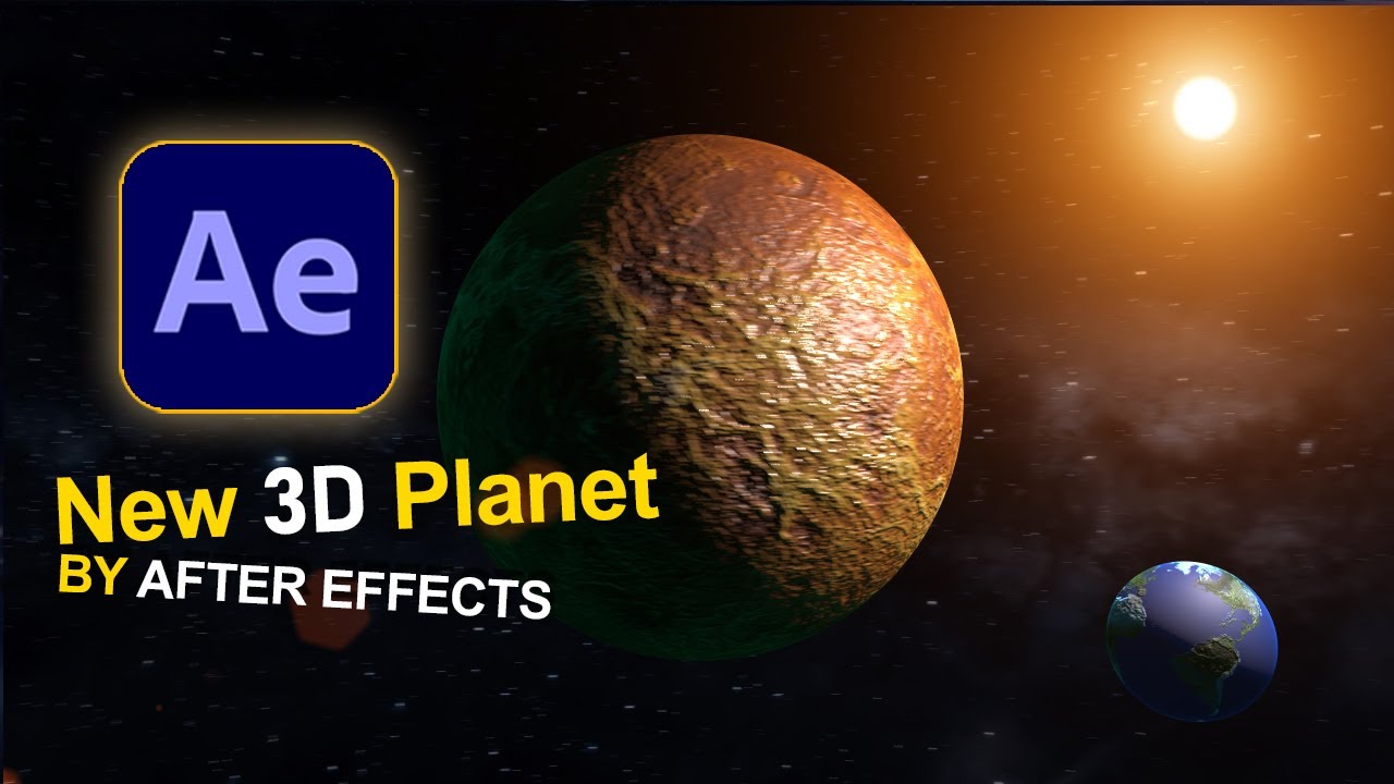 Create Sci-fi Space VFX Scene - After Effects Tutorial