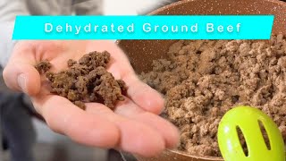 EASY BACKPACKING MEAL!!! | How to Dehydrate Ground Beef