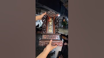 Lí do tại sao bà vị Cửu Huyền Thất Tổ lại được đặt ở giữa ban thờ #dothocungbanggo #baivi #dogo