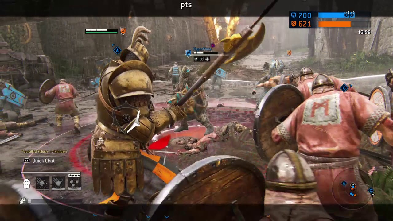 For Honor (LAWBRO IS OP!! on this map) Lawbringer 22 kill game