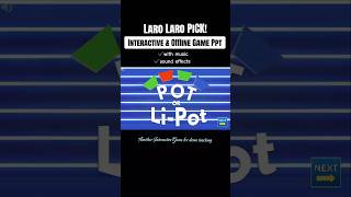 Laro-laro Pick Ppt (Showtime Game)