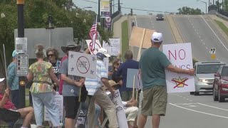 Dozens attend ‘No Haters’ protest in Greenville