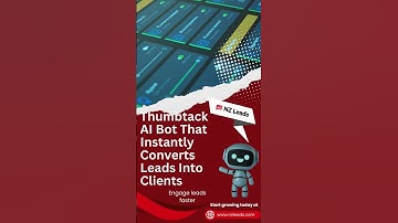 Thumbtack AI Bot That Instantly Converts Leads Into Clients 🤖✨