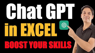 Chat 🔥🔥🔥 GPT in Excel / 10X Your Excel Skills with ChatGPT 🚀