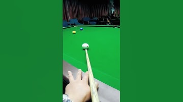 Billiards POV Clean Angle Precision Shot #billiards  #pov  #poolshot  #pool1  #shorts #snooker