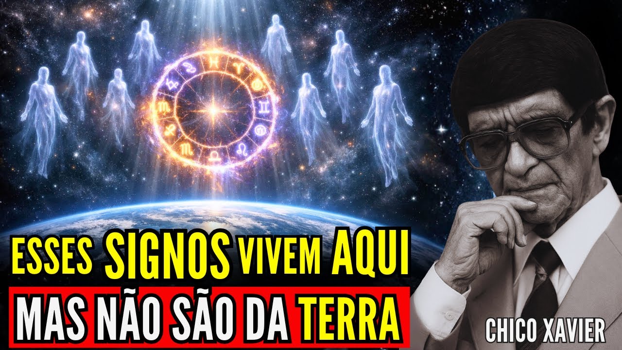 Chico Xavier Revela: Apenas 4 Signos com Origem Além da Terra