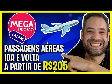 EXPLOSÃO TOTAL DE PASSAGENS AÉREAS LATAM COM PREÇO BAIXO! R$205 IDA E VOLTA!