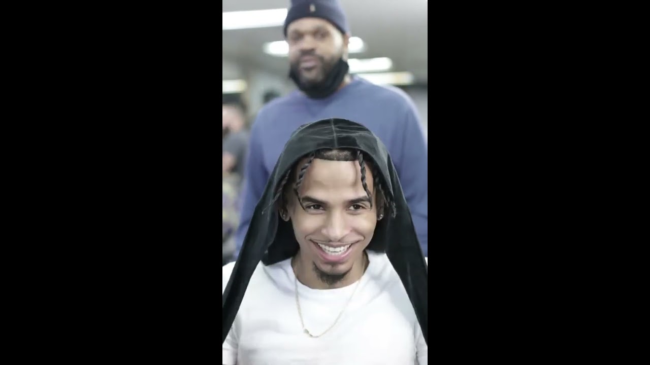 He Has Long Hair Shorts Braids Barber